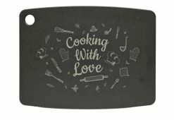JADE Schneidbrett "Cooking With Love" Gourmet Kitchen 29,8 Cm X 23,5 Cm