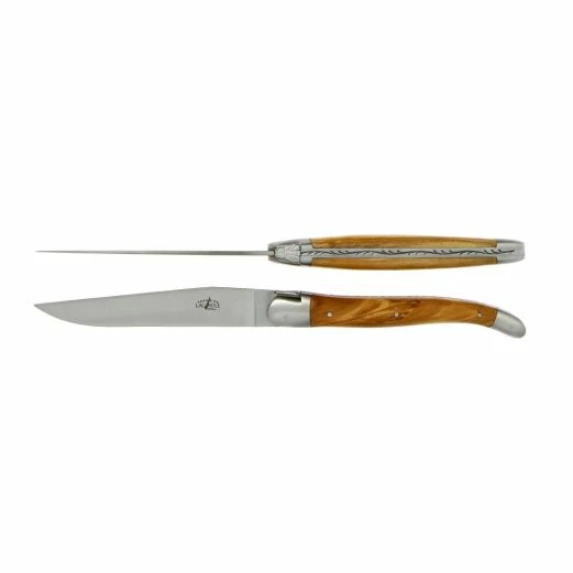 FORGE DE LAGUIOLE Tafelmesser 2 Stk. Olive Matt 1 FORGE DE LAGUIOLE Tafelmesser 2 Stk. Olive Matt